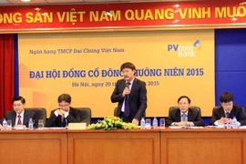 Ban lãnh đạo của PVcomBank tại Đại hội đồng cổ đông. (Nguồn: PVcomBank)