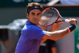 Tàu tốc hành Thụy Sĩ Roger Federer. (Nguồn: AFP/TTXVN)