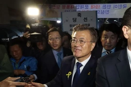 Tân Tổng thống Hàn Quốc Moon Jae-in. (Nguồn: YONHAP/TTXVN)