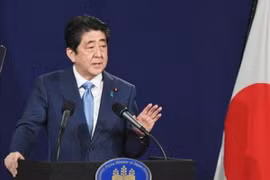Thủ tướng Nhật Bản Shinzo Abe. (Nguồn: Kyodo/TTXVN)