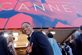 Nam diễn viên Will Smith, một giám khảo của Cannes 2017, tại buổi chiếu bộ phim mở màn Les Fantômes d'Ismaël. (Nguồn: Reuters)