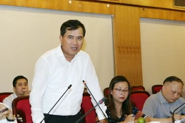 Thứ trưởng Bộ Xây dựng Lê Quang Hùng. (Ảnh: Nguyễn Dân/TTXVN)