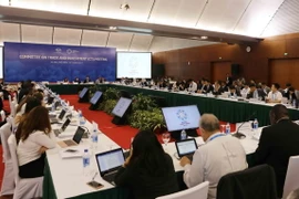 Quang cảnh cuộc họp Ủy ban Thương mại và Đầu tư (CTI). (Ảnh: Phương Hoa/TTXVN)