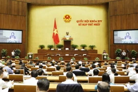 Toàn cảnh một phiên họp Quốc hội Khóa XIV. (Ảnh: An Đăng/TTXVN)