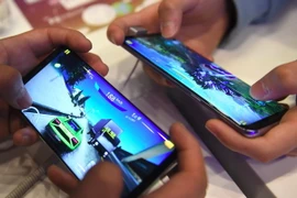 Điện thoại thông minh Samsung Galaxy S8. (Nguồn: AFP/TTXVN)