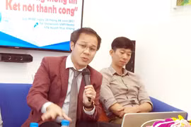 Ông Thái Hòa cho rằng, giá trị cốt lõi của khởi nghiệp không hẳn là tiền. (Ảnh: T.H/Vietnam+)