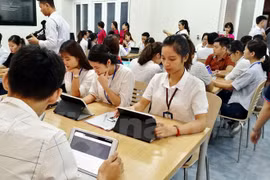 Samsung tặng giảng đường thông minh cho Đại học Y Dược Thái Nguyên. (Ảnh minh họa: Vietnam+)