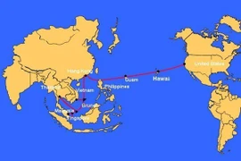 Đây là lần thứ hai trong năm 2017 tuyến cáp quang biển quốc tế AAG gặp sự cố (Nguồn ảnh: Internet) 