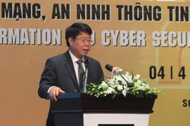 Rất đông các tổ chức, doanh nghiệp tham gai Security World 2017 thể hiện sự quan tâm của cộng đồng với lĩnh vực an ninh mạng ngày càng nóng ở Việt Nam. (Ảnh: T.H/Vietnam+)
