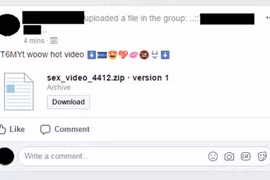 Hình ảnh mã độc lây lan qua file .zip. (Nguồn: Bkav)