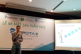 Ông Trần Quốc Toản cho biết, mục tiêu năm 2018 của AppotaX là tiến sang thị trường Indonesia và Thái Lan. (Ảnh: T.H/Vietnam+)