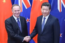 Trung Quốc-New Zealand nâng tầm quan hệ lên đối tác chiến lược