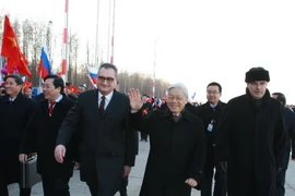 Tổng Bí thư Nguyễn Phú Trọng bắt đầu thăm chính thức Liên bang Nga