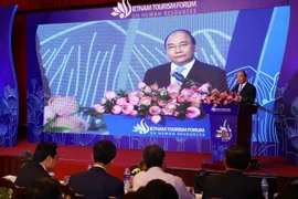 Thủ tướng Nguyễn Xuân Phúc phát biểu. (Ảnh: Thống Nhất/TTXVN)