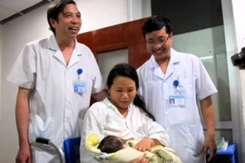 Cháu bé sơ sinh trong vụ bắt cóc hồi tháng 11/2011 tại bệnh viện C (Ảnh minh họa. Sơn Bách/Vietnam+)