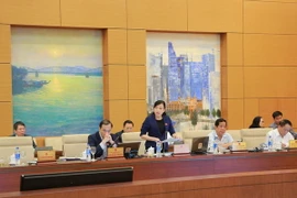 Trưởng Ban Dân nguyện của Quốc hội Nguyễn Thanh Hải phát biểu. (Ảnh: Dương Giang/TTXVN)