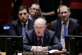 Đại sứ Nga tại LHQ Vassily Nebenzia. (Nguồn: THX/TTXVN)