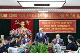 Thủ tướng Nguyễn Xuân Phúc phát biểu. (Ảnh: Thống Nhất/TTXVN)