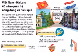 [Infographics] Việt Nam-Hà Lan: 45 năm quan hệ năng động và hiệu quả