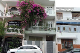 Nhà riêng nguyên Chủ tịch thành phố Đà Nẵng, ông Văn Hữu Chiến tại đường Ba Đình, quận Hải Châu.(Ảnh: Lê Lâm/TTXVN)