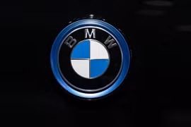 Biểu tượng của Tập đoàn sản xuất ôtô BMW. (Ảnh: AFP/TTXVN)