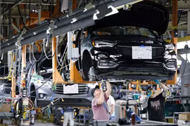 Một dây chuyền sản xuất của General Motors. (Nguồn: Bloomberg)
