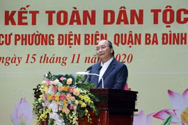 Thủ tướng Nguyễn Xuân Phúc phát biểu. (Ảnh: Thống Nhất/TTXVN)