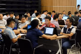 Diễn tập sẽ tập trung vào các nguy cơ mất an toàn thông tin đến từ email và hệ thống của các doanh nghiệp, sử dụng các dịch vụ dễ bị tấn công và các cơ quan tổ chức nắm giữ hạ tầng quan trọng quốc gia. (Ảnh: PV/Vietnam+)