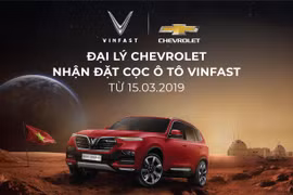 VinFast chính thức được bán tại các đại lý của Chevrolet.