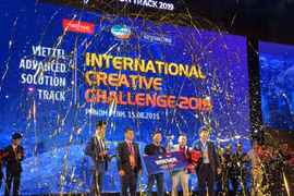 VVN AI đến từ Việt Nam đã giành giải Nhất cuộc thiViettel Advanced Solution Track 2019. (Ảnh: Viettel)