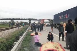 Hiện trường vụ việc (Ảnh: Cộng tác viên Tân Đoàn) 