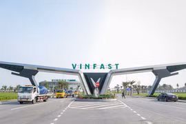 Nhà máy VinFast tại thành phố Hải Phòng. (Ảnh: PV/Vietnam+)
