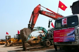 Lễ khởi công xây dựng Depo và toàn tuyến đường sắt đô thị Cát Linh – Hà Đông (Nguồn: TTXVN)