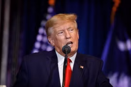 Cựu Tổng thống Mỹ Donald Trump. (Ảnh: AFP/TTXVN)
