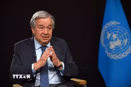 Tổng thư ký Liên hợp quốc, Antonio Guterres. (Nguồn: AFP/TTXVN)