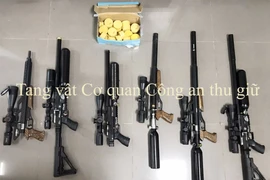 Tang vật cơ quan Công an thu giữ.