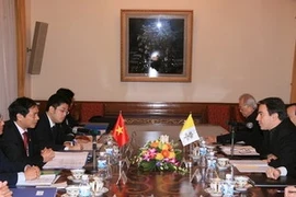 Họp vòng III Nhóm công tác hỗn hợp Việt Nam-Vatican. (Ảnh: Thống Nhất/TTXVN)