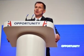 Ngoại trưởng Anh Jeremy Hunt. (Ảnh: AFP/TTXVN)