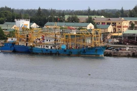 Tàu cá. (Ảnh: Nguyên Lý/TTXVN)