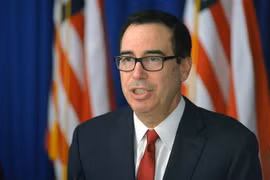 Bộ trưởng Tài chính Steven Mnuchin. (Ảnh: AFP/TTXVN)