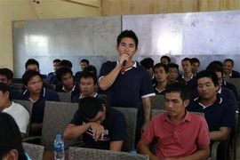 Các học viên tại một cơ sở cai nghiện ma túy. (Ảnh: Huỳnh Phúc Hậu/TTXVN)