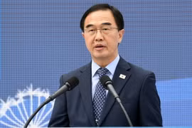 Bộ trưởng Thống nhất Hàn Quốc Cho Myoung-gyon. (Ảnh: Yonhap/TTXVN)