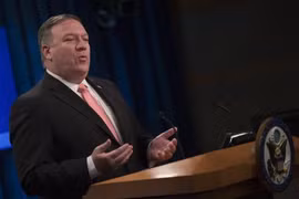 Ngoại trưởng Mỹ Mike Pompeo. (Ảnh: AFP/TTXVN)