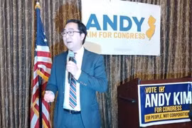 Ứng cử viên gốc Hàn Quốc Andy Kim. (Nguồn: Yonhap)