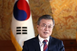 Tổng thống Hàn Quốc Moon Jae-in. (Ảnh: Yonhap/TTXVN)