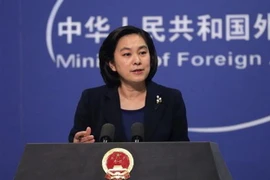 Người phát ngôn Bộ Ngoại giao Trung Quốc Hoa Xuân Oánh. (Ảnh: EPA/TTXVN)