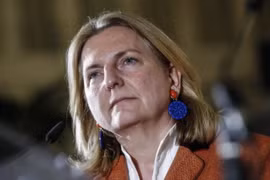 Ngoại trưởng Áo Karin Kneissl. (Nguồn: EPA)