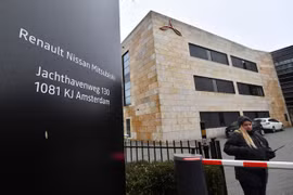Trụ sở của nhà sản xuất xe hơi Renault Nissan Mitsubishi tại Amsterdam. (Nguồn: AFP)
