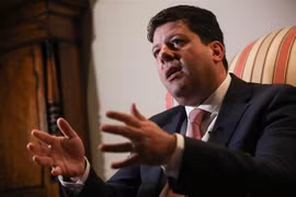 Thủ hiến Gibraltar Fabian Picardo. (Ảnh: AFP/TTXVN)