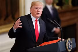Tổng thống Mỹ Donald Trump. (Ảnh: THX/TTXVN)
